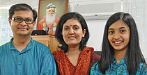 photo of the Patel family