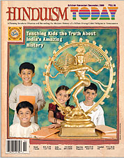 cover of the October 2008 issue of Hinduism Today