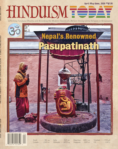 cover of Hinduism Today, April 2020 issue