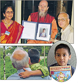 Dr. Rao with Bodhinatha and family