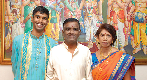 The beautiful Krishnan family