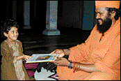 Swami with child 